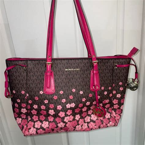 michael kors cherry blossom purse|Michael Kors satchels.